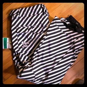 Black and White RIDE Snowpants